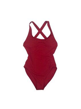 Andie Crimson Crossback One-Piece Swimsuit